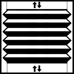 Plíseraðar Gardínur